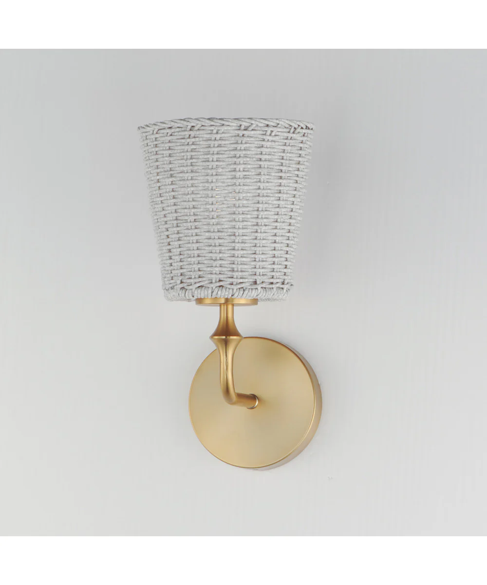 Baja 1-Light Sconce Natural Aged Brass - Image 4