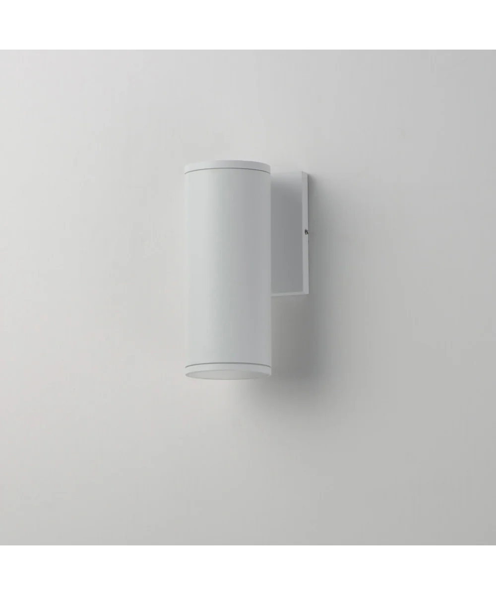 Caldera Outdoor Wall Sconce - 7.5 inch White - Image 4