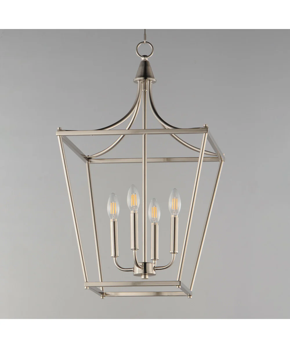 Clifton 4-Light Pendant Satin Nickel - Image 2