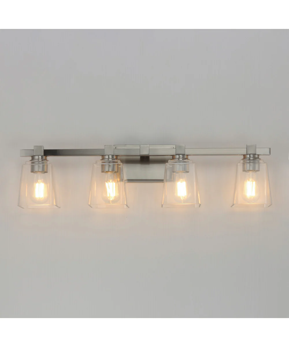 Cubos 4-Light Bath Vanity Satin Nickel - Image 3