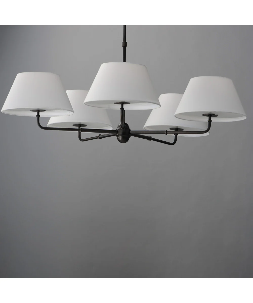 Dunbridge 5-Light Chandelier Antique Bronze - Image 2