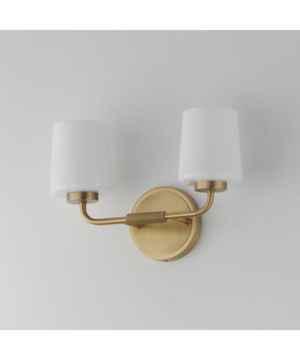 Durham 2-Light Sconce Natural Aged Brass - Image 4