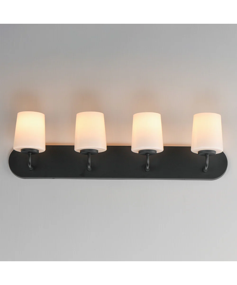 Durham 4-Light Strip Bath Vanity Black - Image 3