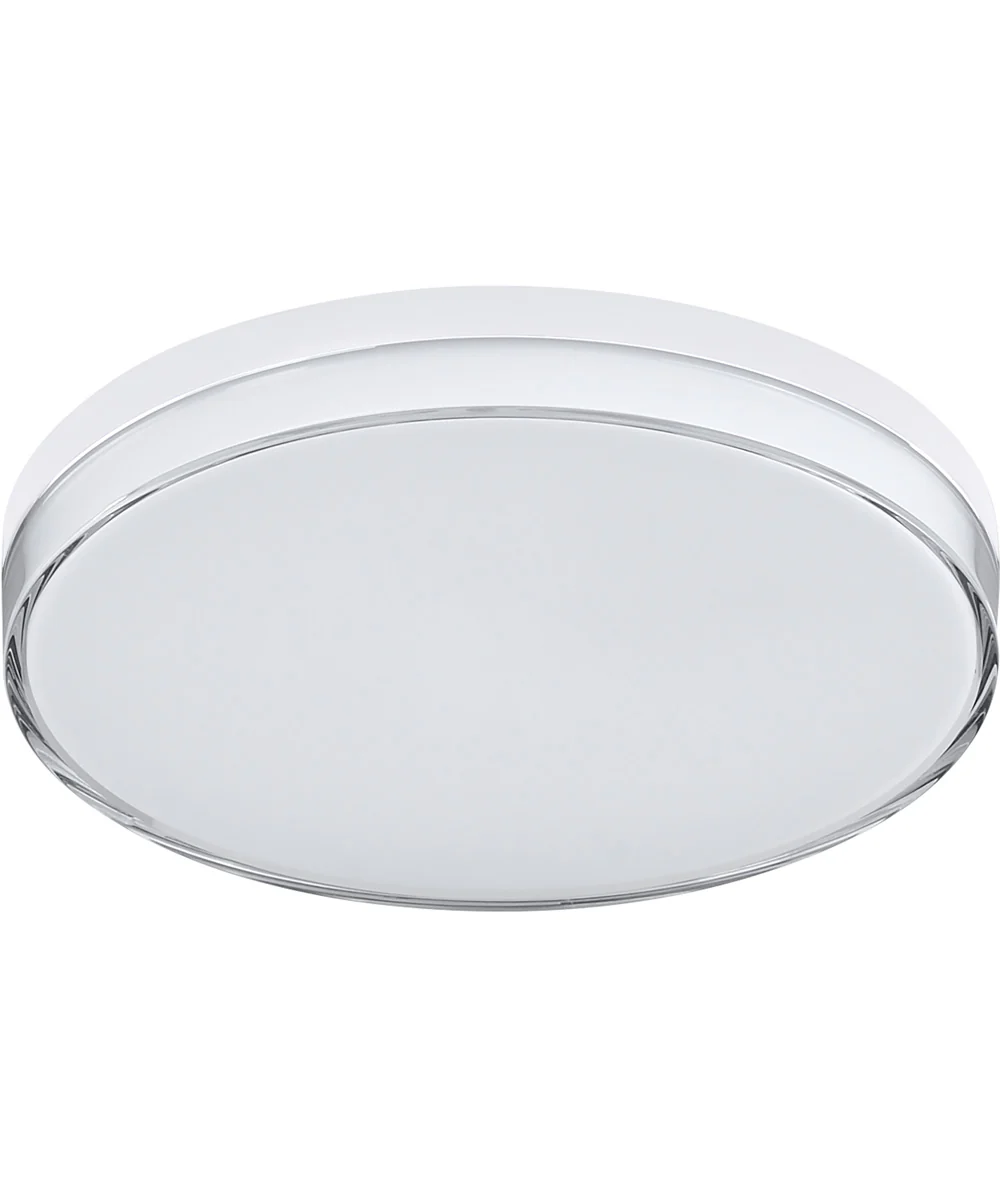 Edge 11 inch LED Flush Mount Satin Nickel