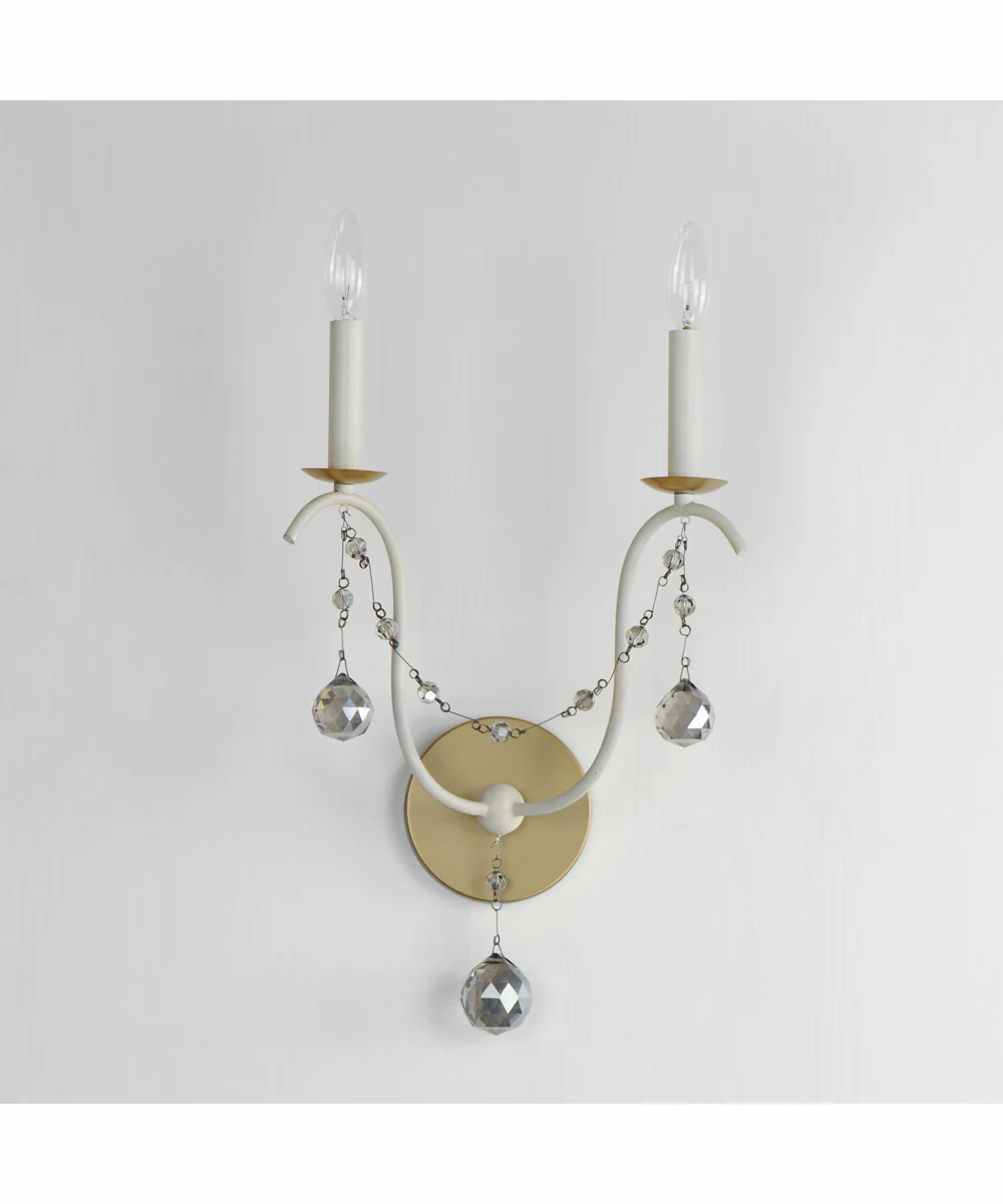Formosa 2-Light Wall Sconce Ecru/Venetian Gold - Image 2