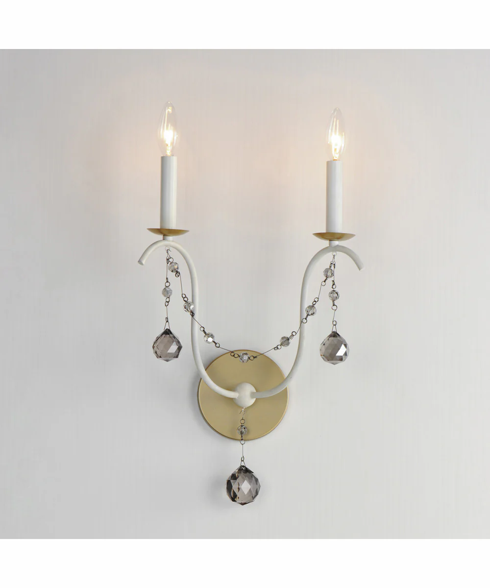 Formosa 2-Light Wall Sconce Ecru/Venetian Gold - Image 3