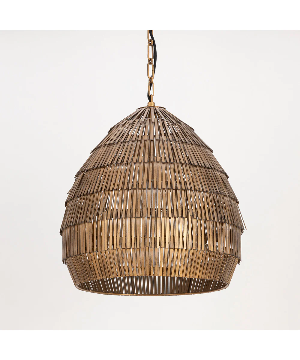 Gilda Large Pendant Antique Brass - Image 2