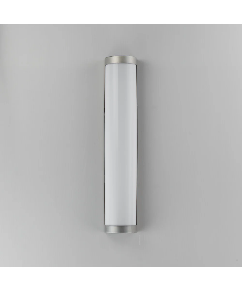 Halfpipe 26 inch LED Outdoor Sconce - 5CCT Brushed Aluminum - Image 2