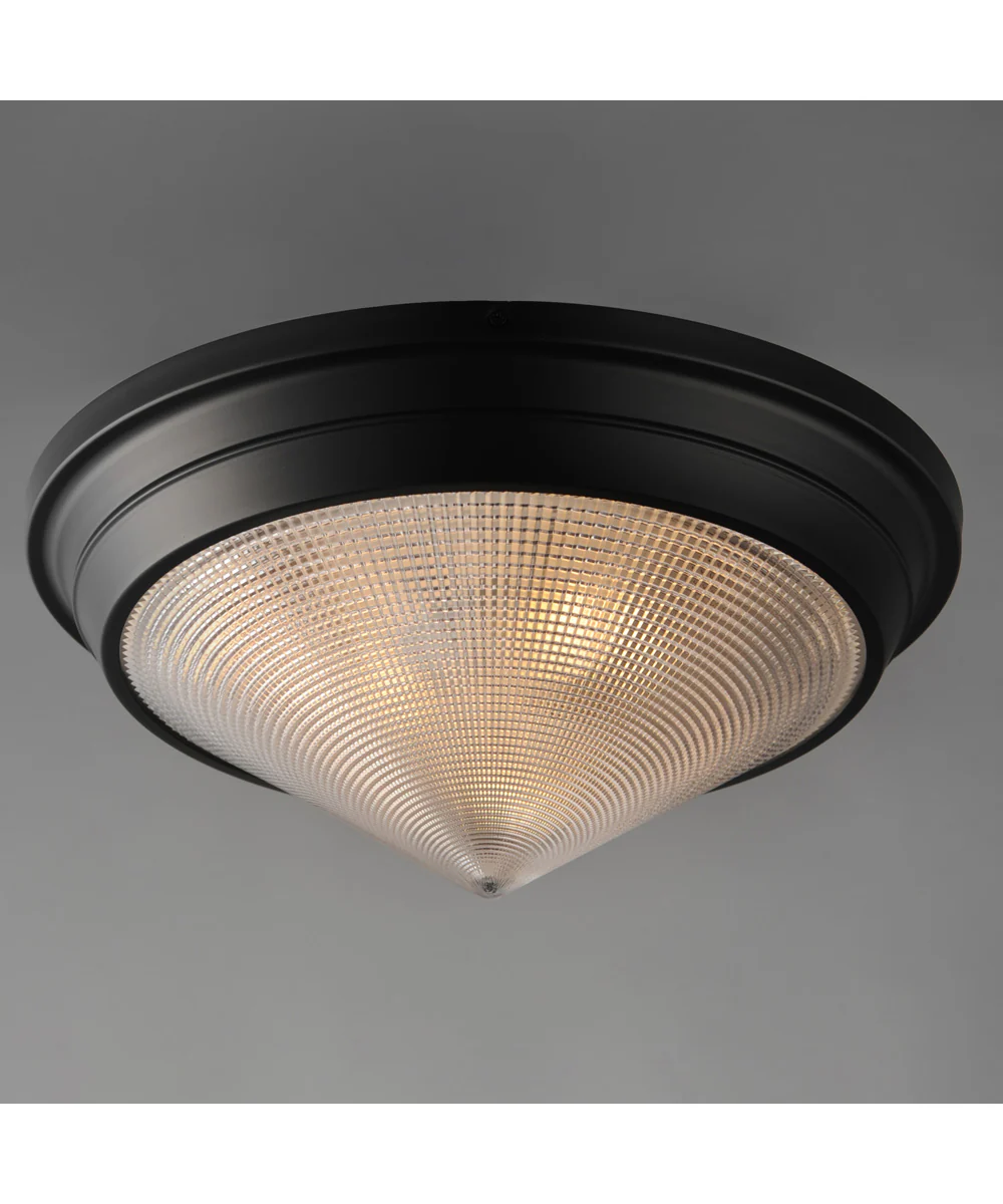 Hargreaves 3-Light Flush Mount Black - Image 3