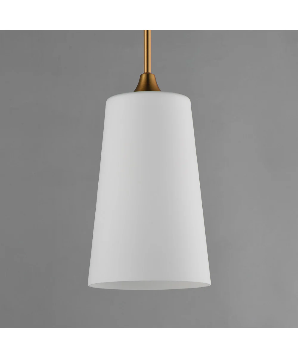 Hudson 1-Light Pendant Natural Aged Brass - Image 2