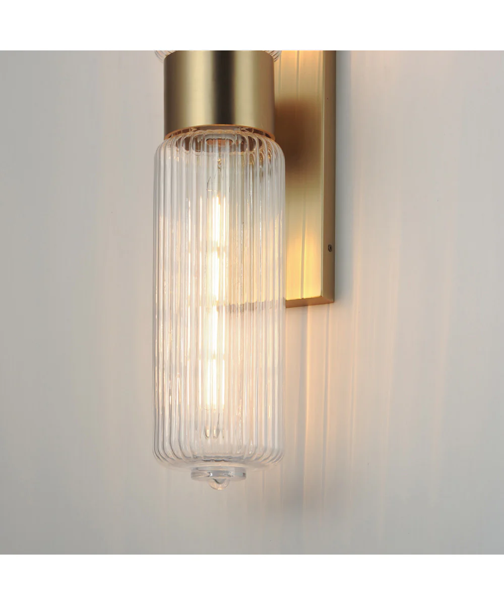 Kasbah 2-Light Wall Sconce Satin Brass - Image 6