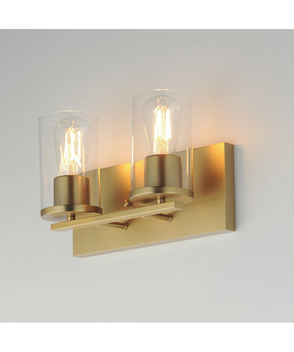 Lateral 2-Light Bath Vanity Satin Brass - Image 4