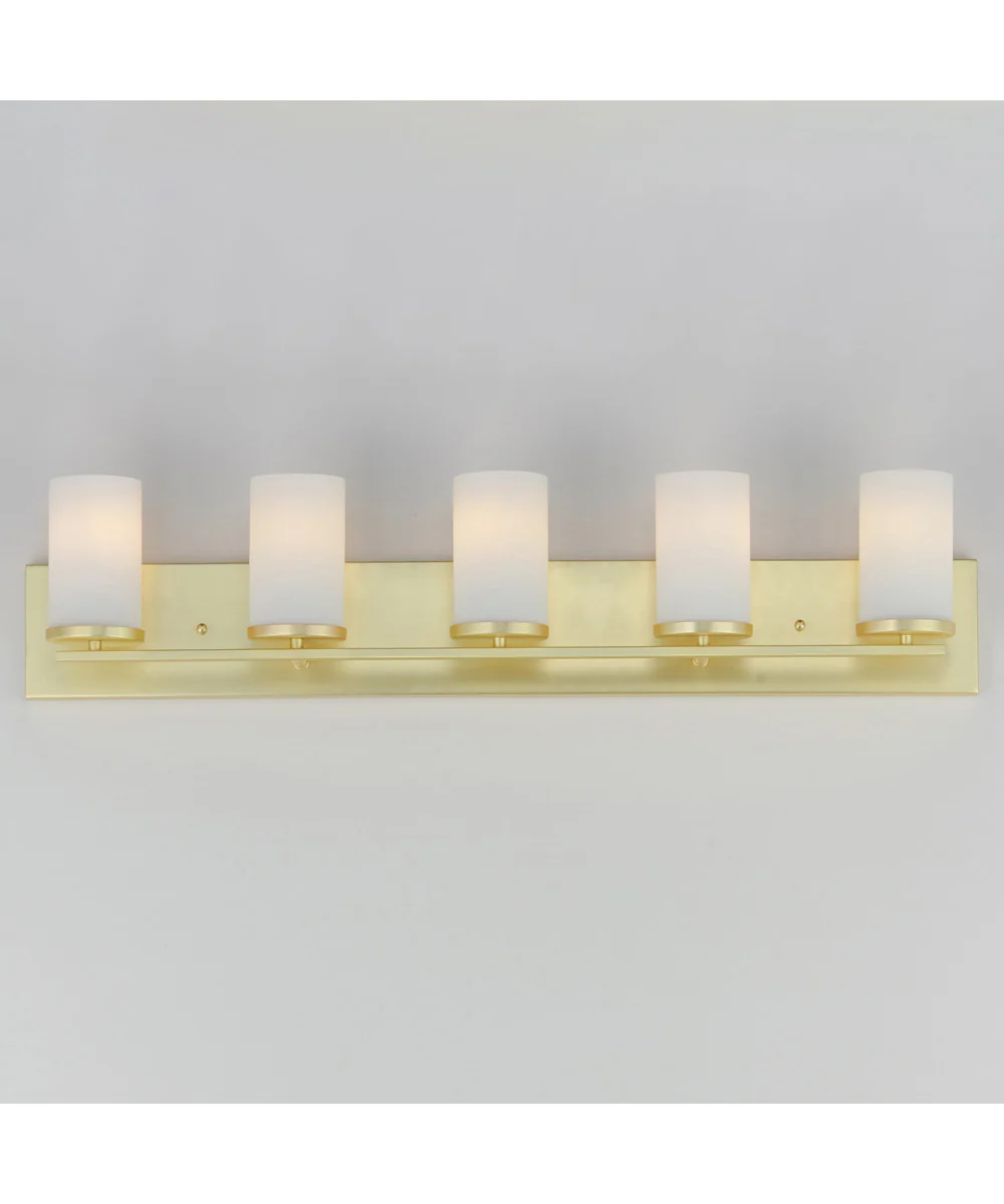 Lateral 5-Light Bath Vanity Satin Brass - Image 3