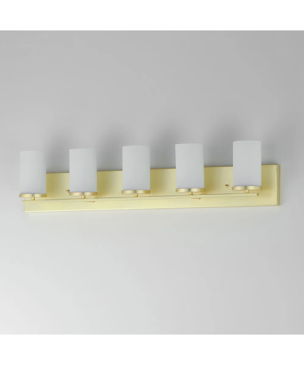 Lateral 5-Light Bath Vanity Satin Brass - Image 4