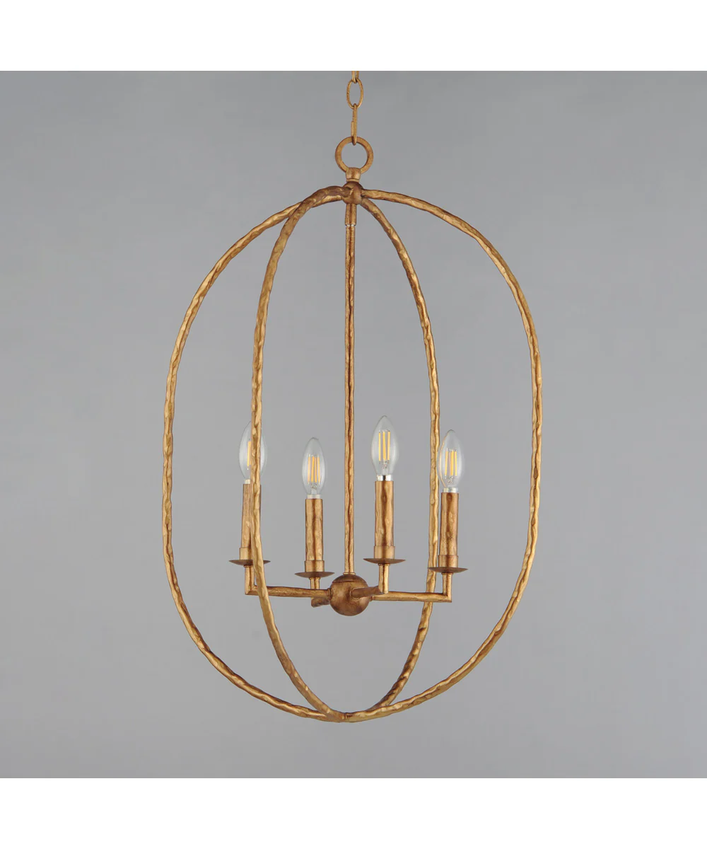 Martel 4-Light Pendant Etruscan Gold - Image 2