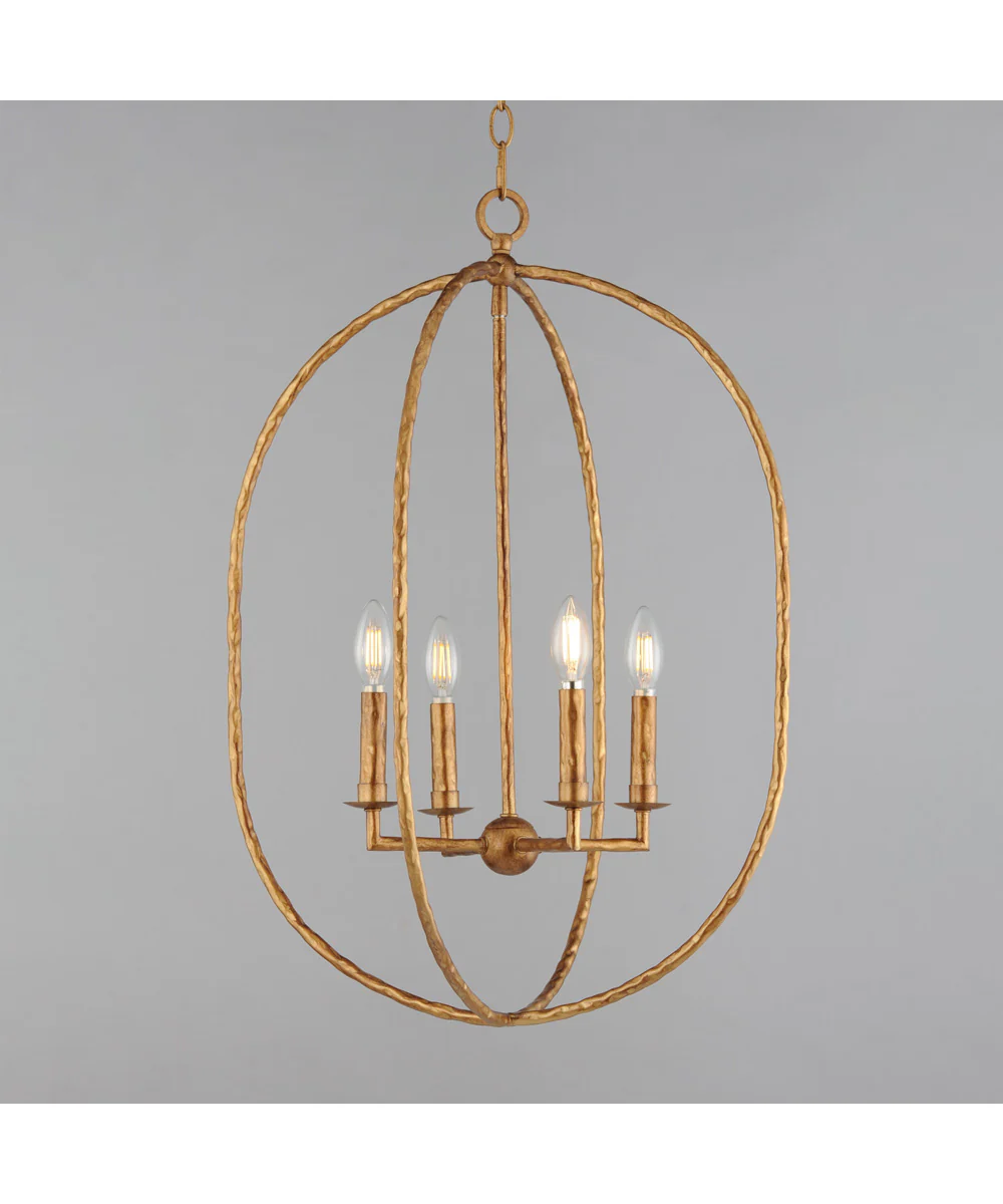 Martel 4-Light Pendant Etruscan Gold - Image 3