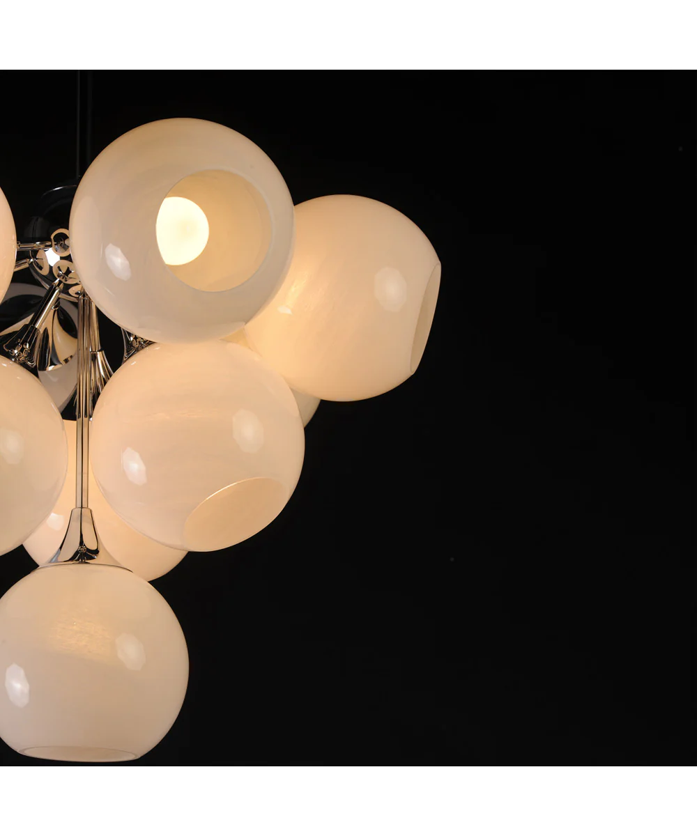 Neve 10-Light Pendant Polished Chrome - Image 5