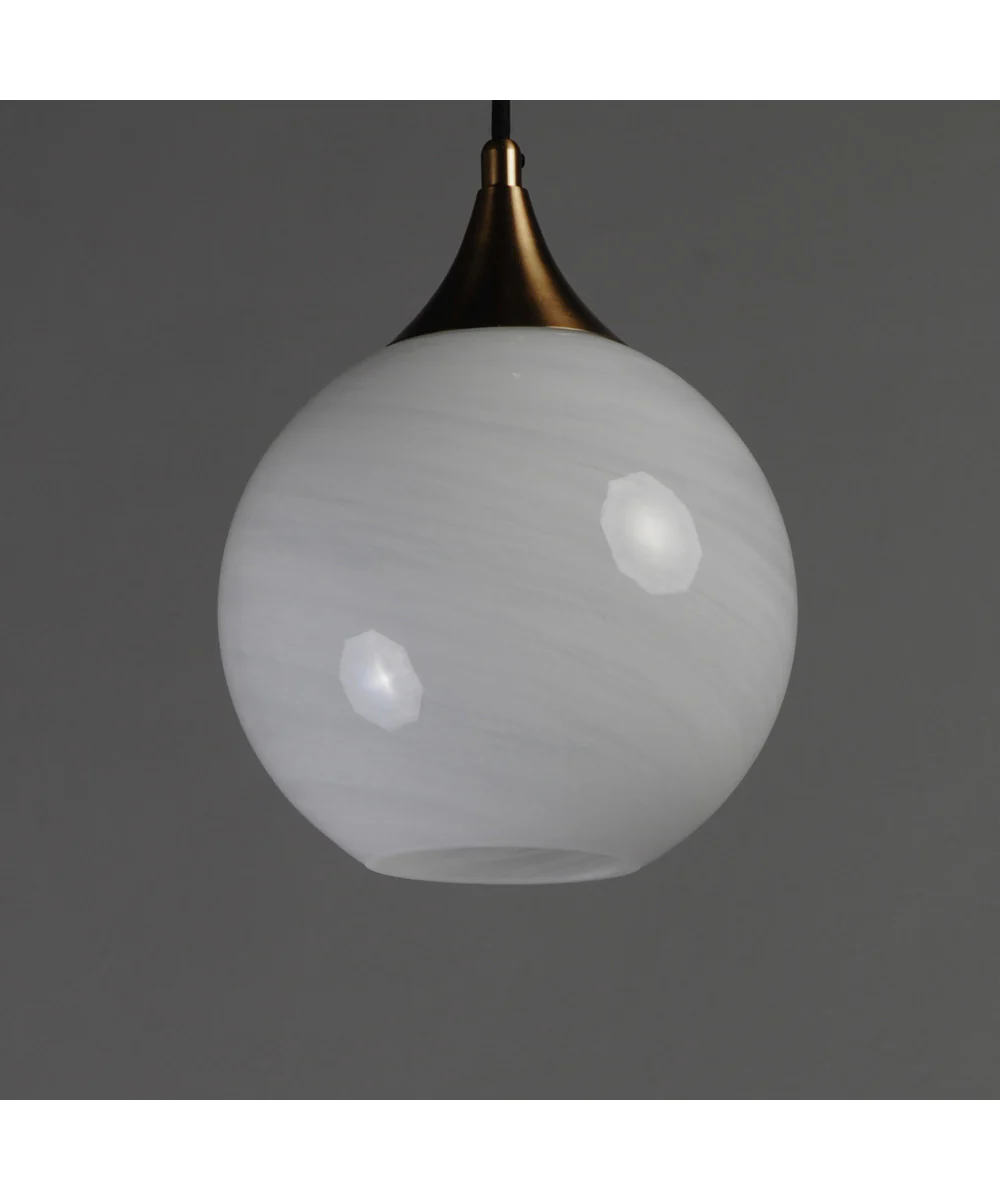 Neve Single Pendant Natural Aged Brass - Image 3