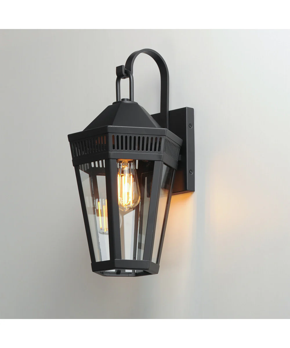 Oxford Outdoor 1-Light Wall Sconce Large Black - Image 5