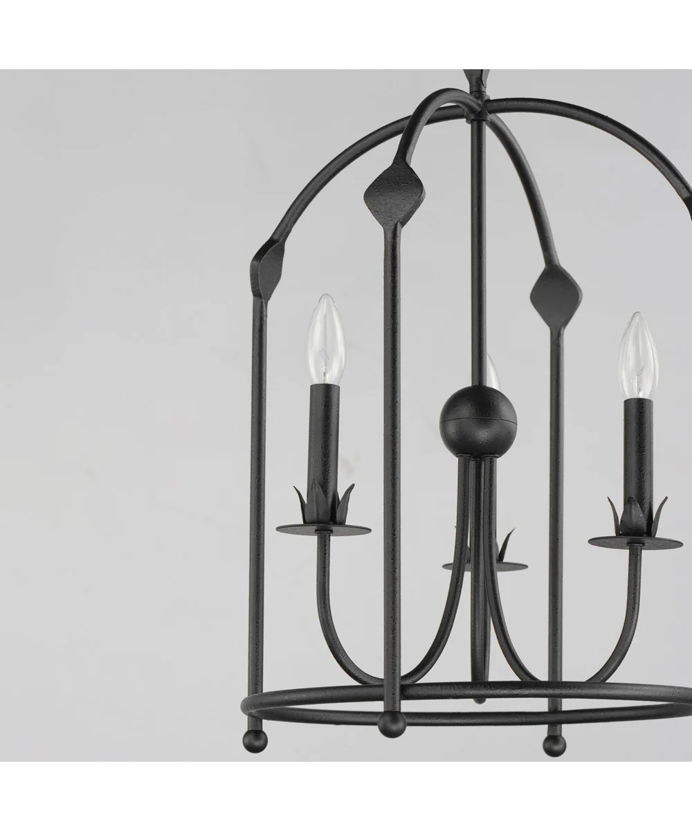 Paloma 3-Light Foyer Pendant Anthracite - Image 4