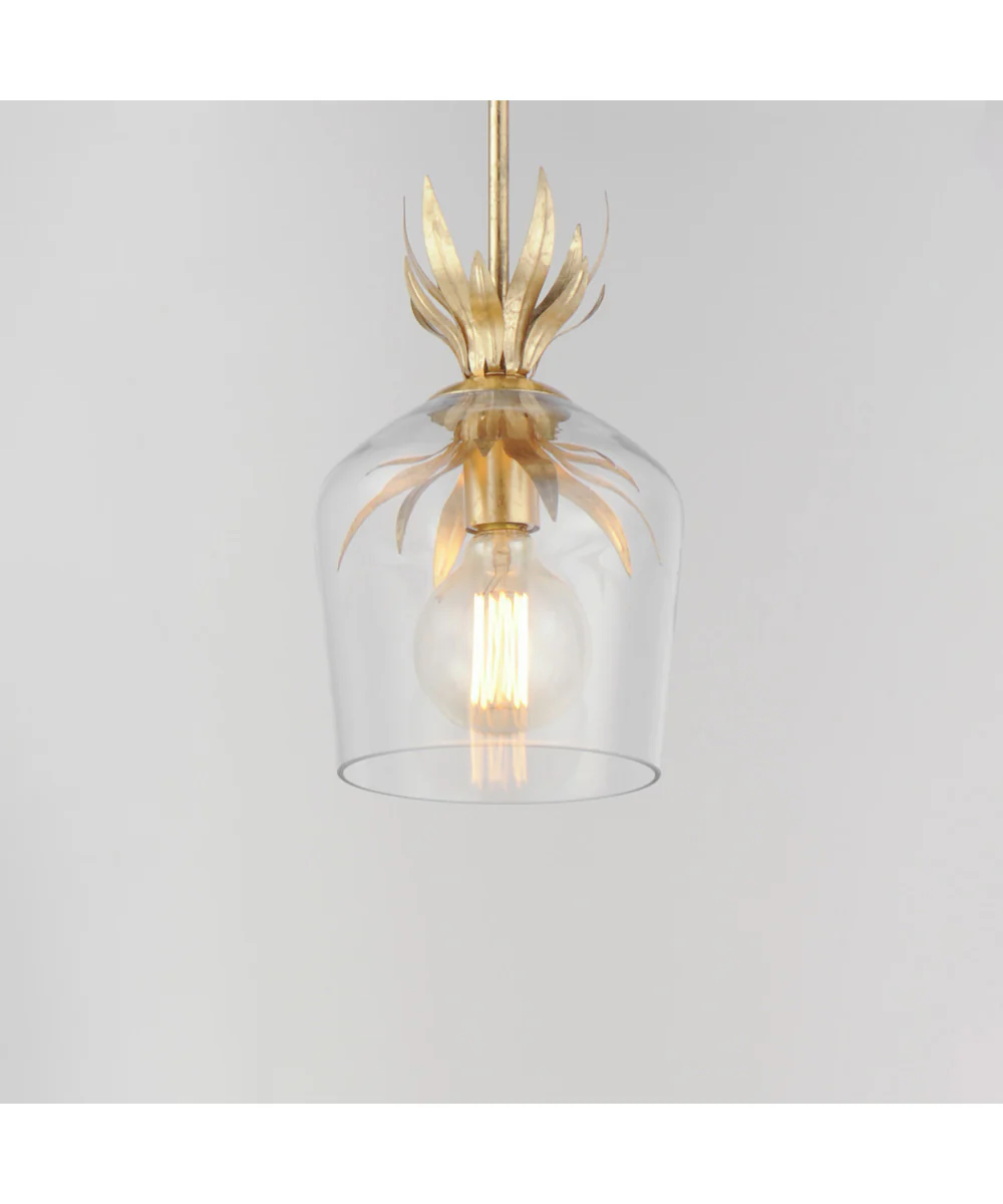 Paloma Single Pendant Gold Leaf - Image 4