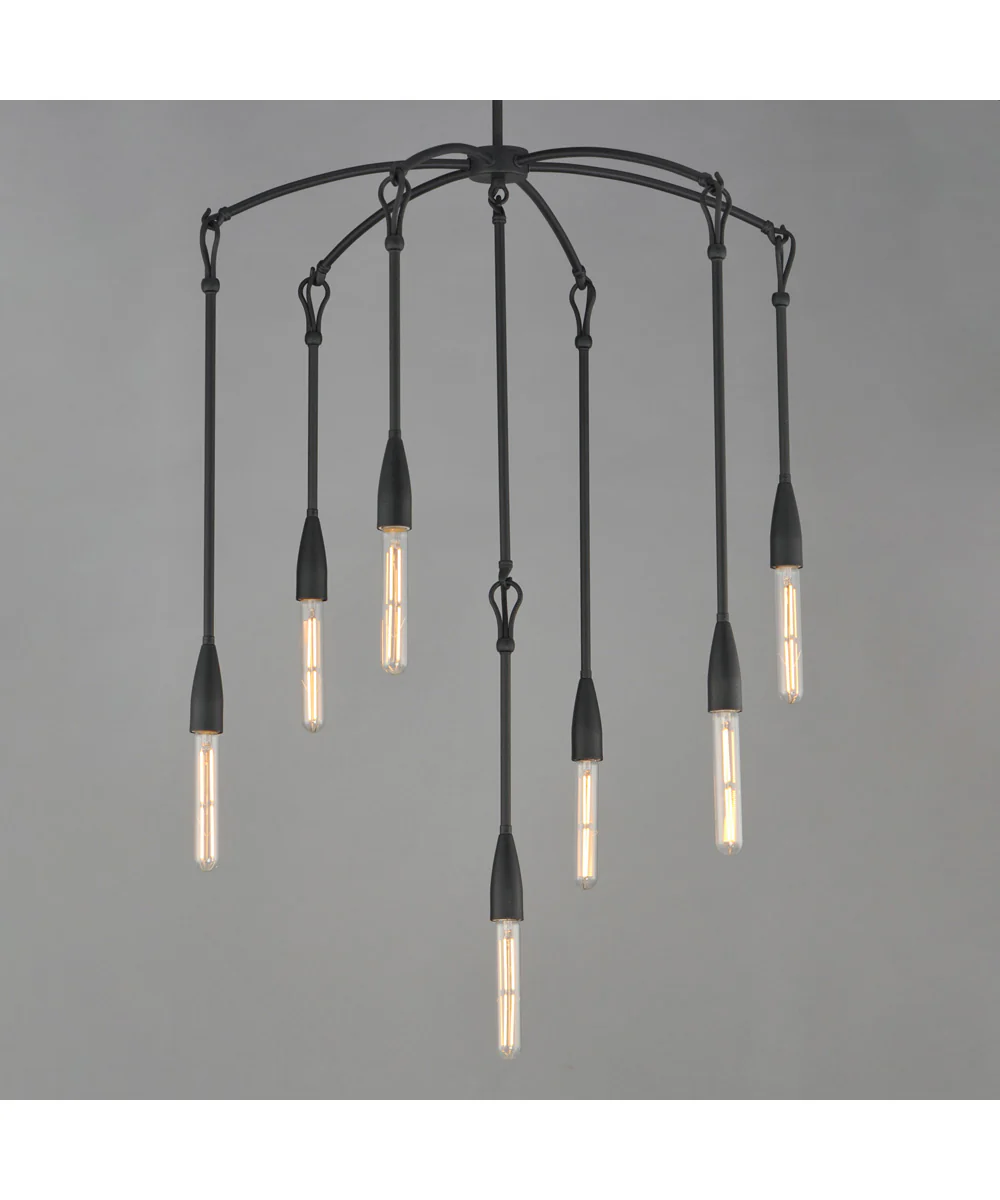 Pioneer 7-Light Chandelier Anthracite - Image 3