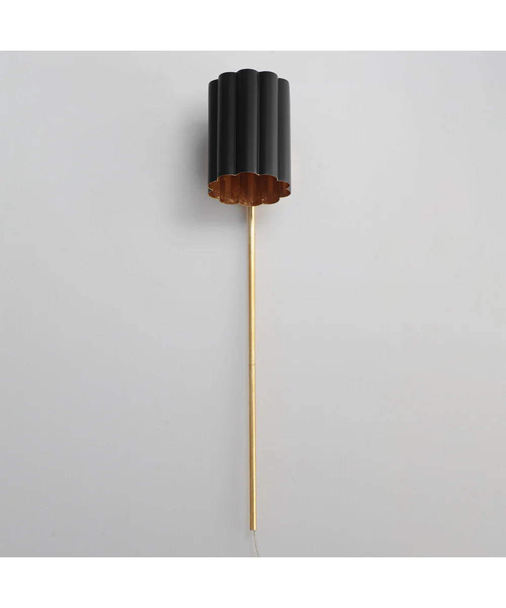 Primrose 1-Light Wall Sconce Gold Leaf - Image 2