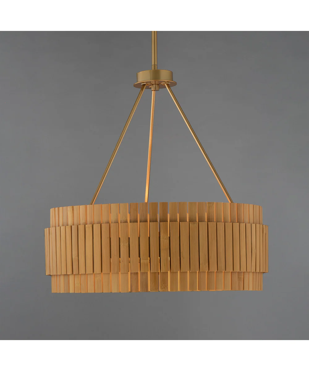 Satori 3-Light Chandelier Natural Aged Brass - Image 2
