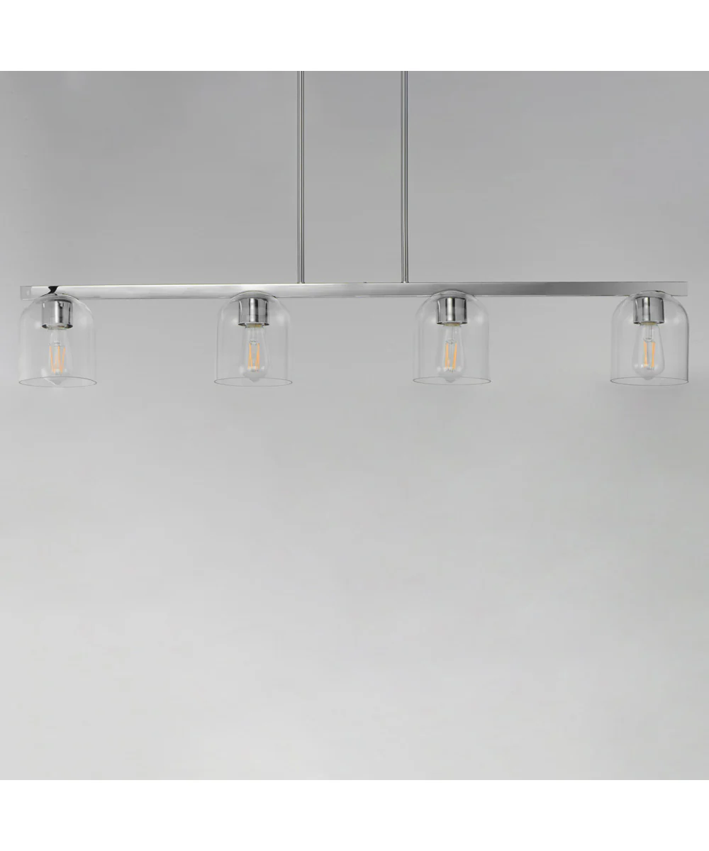 Scoop 4-Light Linear Pendant Polished Chrome - Image 2