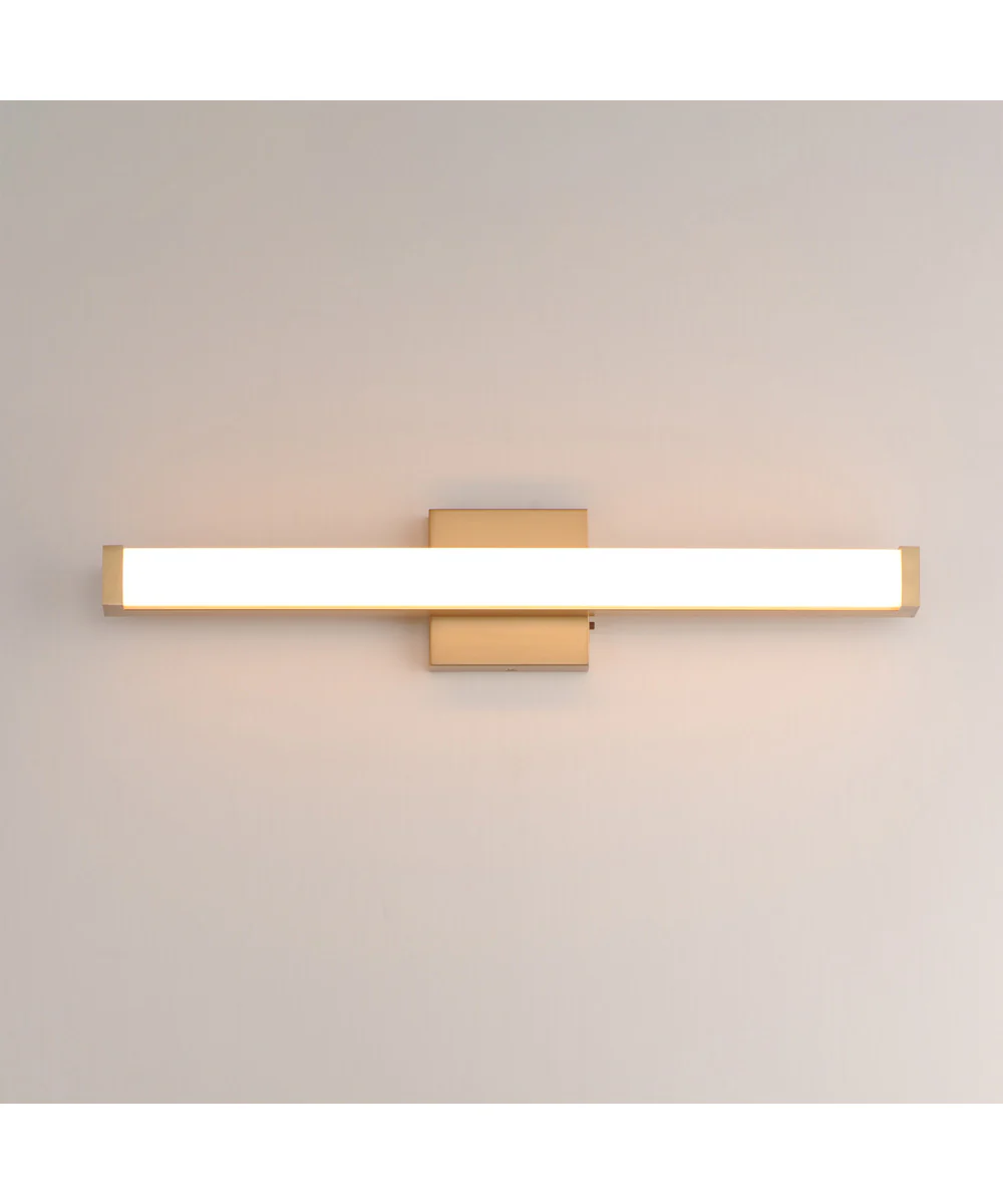 Spec 24 inch LED Bath Vanity 5CCT Natural Aged Brass - Image 3