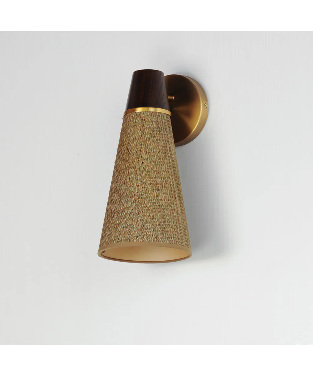Sumatra 1-Light Sconce Natural Aged Brass - Image 5
