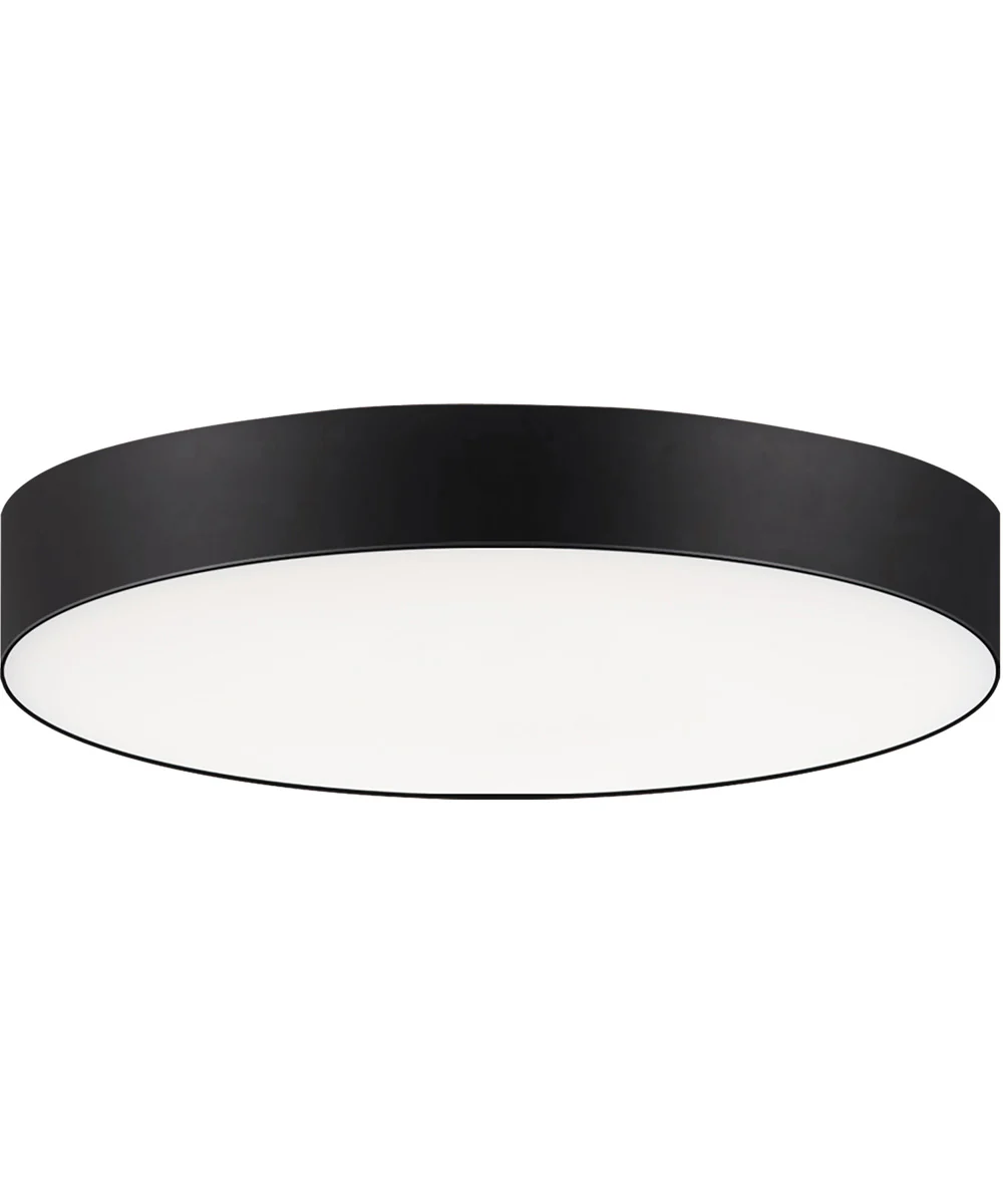Trim 7 inch RD LED Surface Mount 3000K 0-10V Dim Black