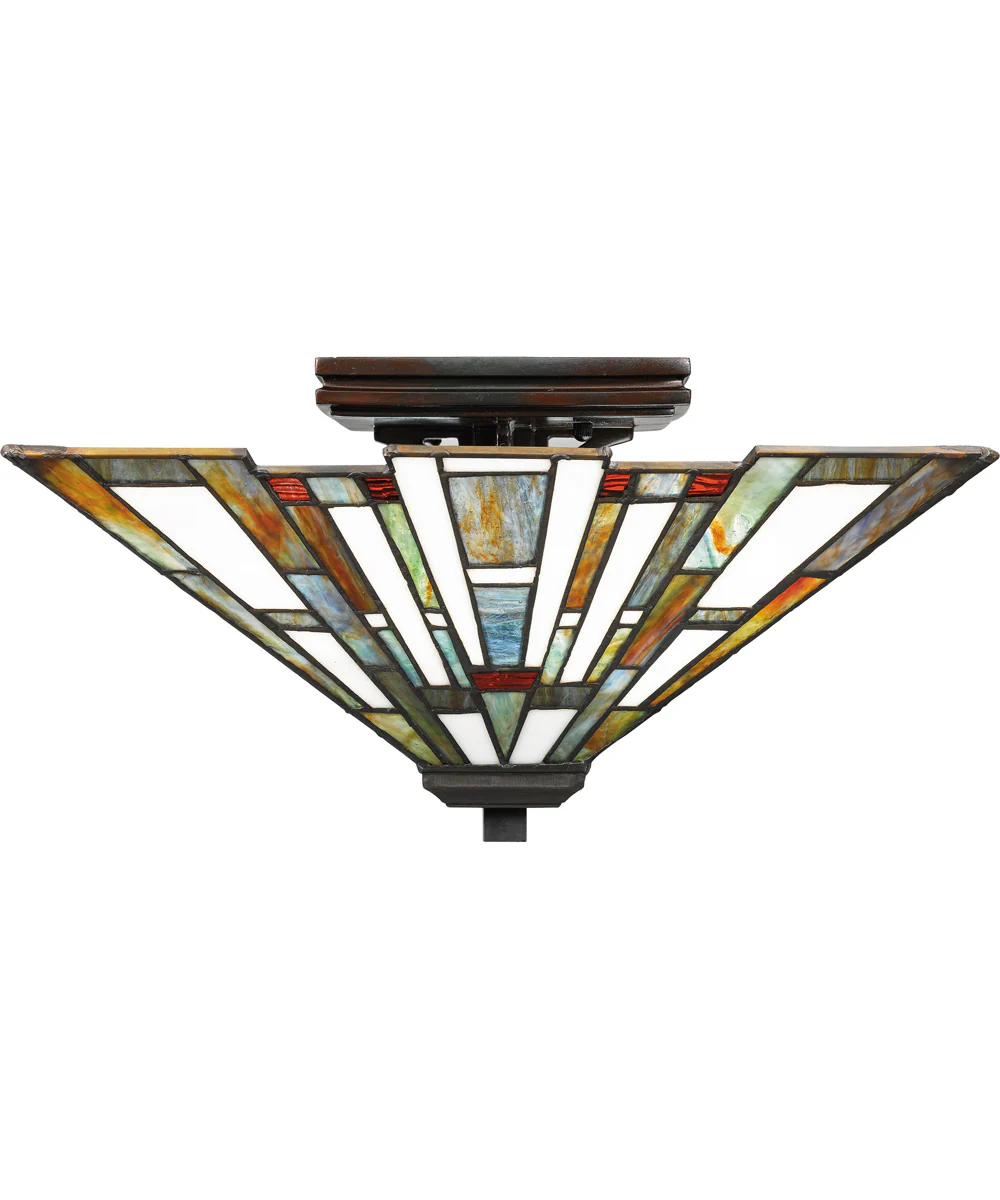 Maybeck 2-light Flush Mount Valiant Bronze - Image 4