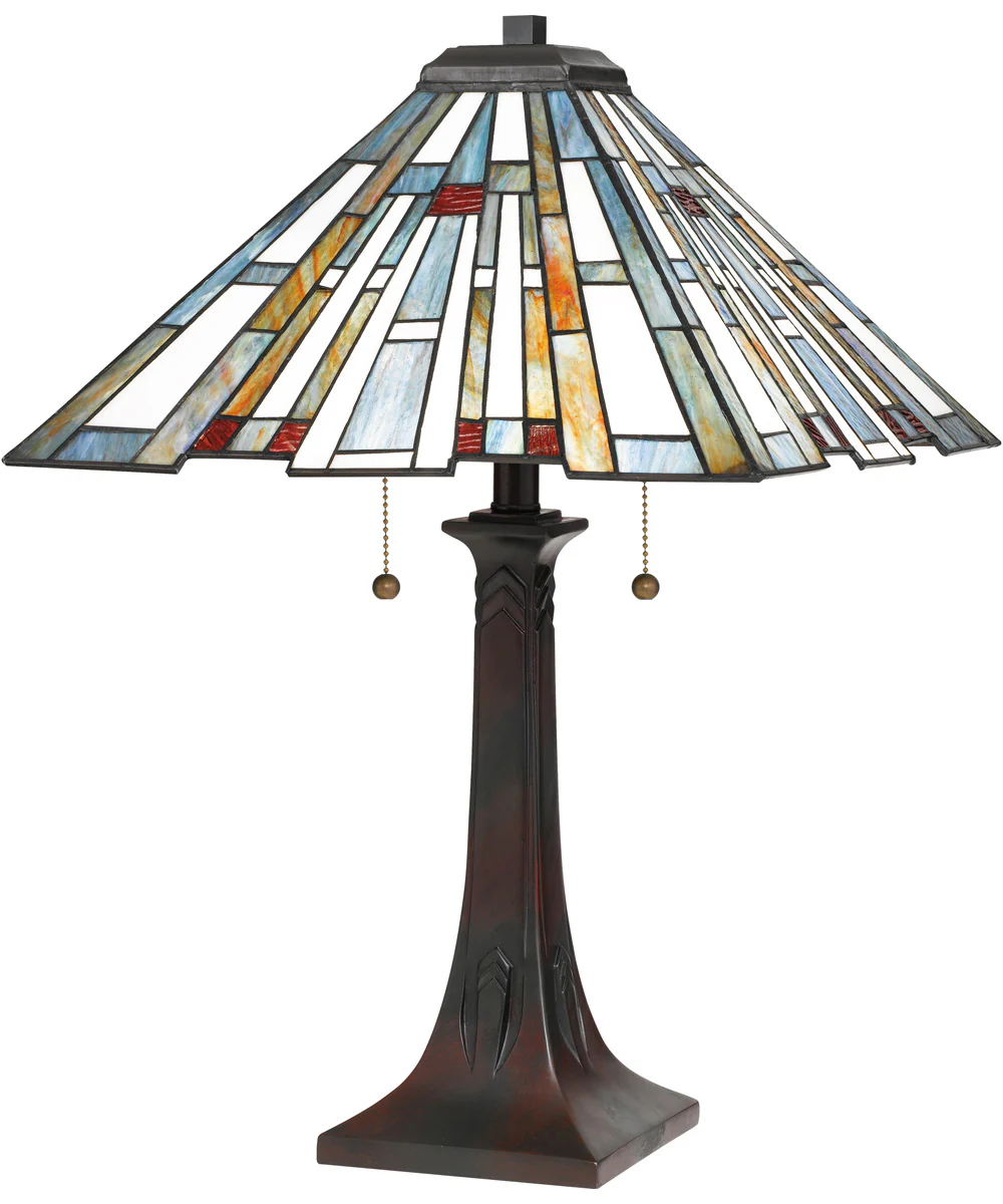 Maybeck Small 2-light Table Lamp Valiant Bronze