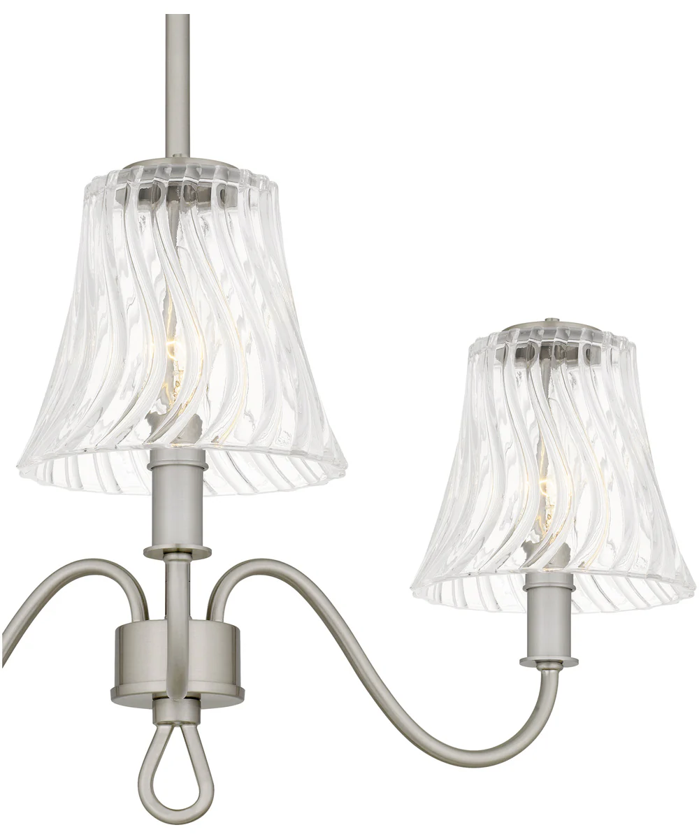 McKinney 3-light Chandelier Brushed Nickel - Image 5