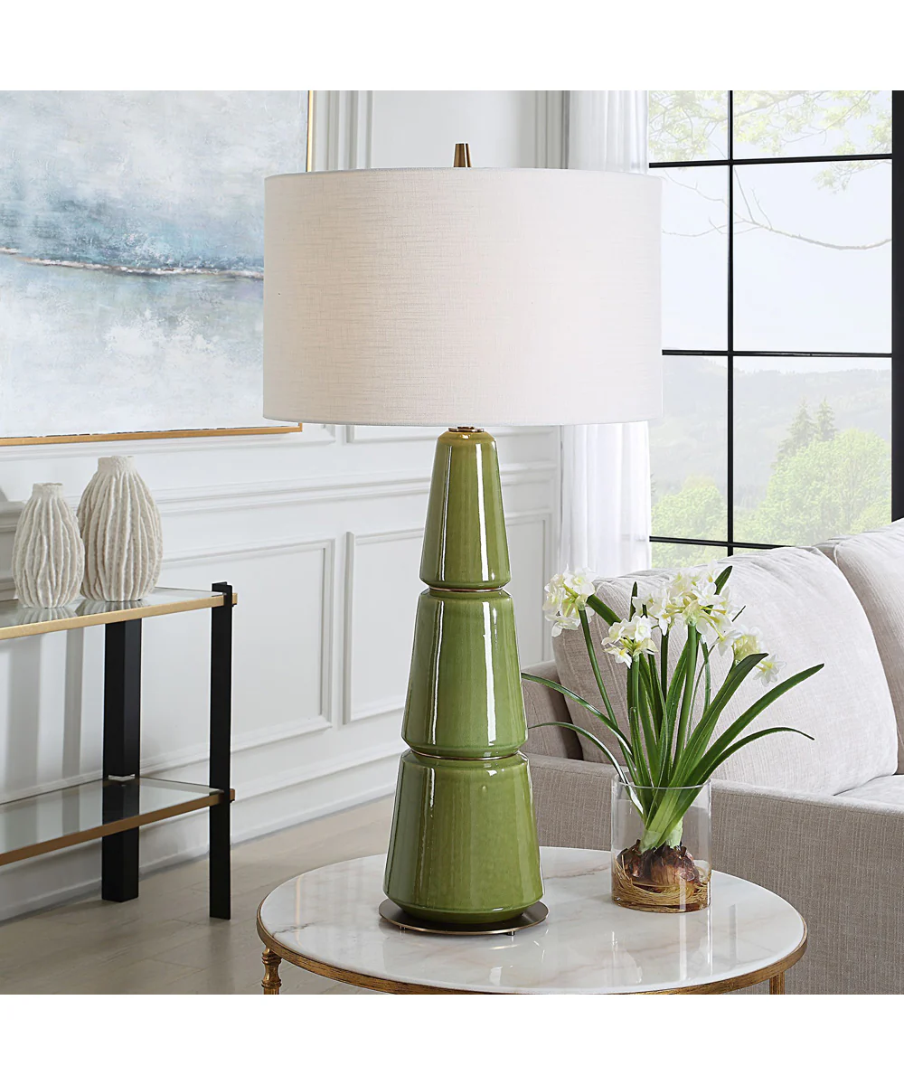 Mendell Moss Green Table Lamp - Image 2