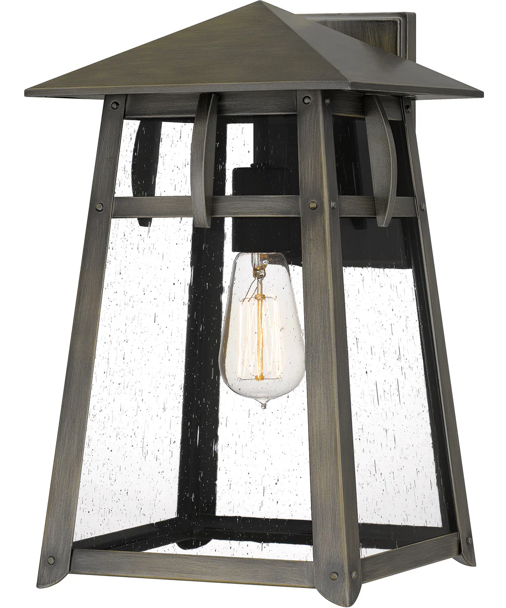 Merle Large 1-light Outdoor Wall Light Coastal Armour Aluminum Burnished Bronze - Image 2