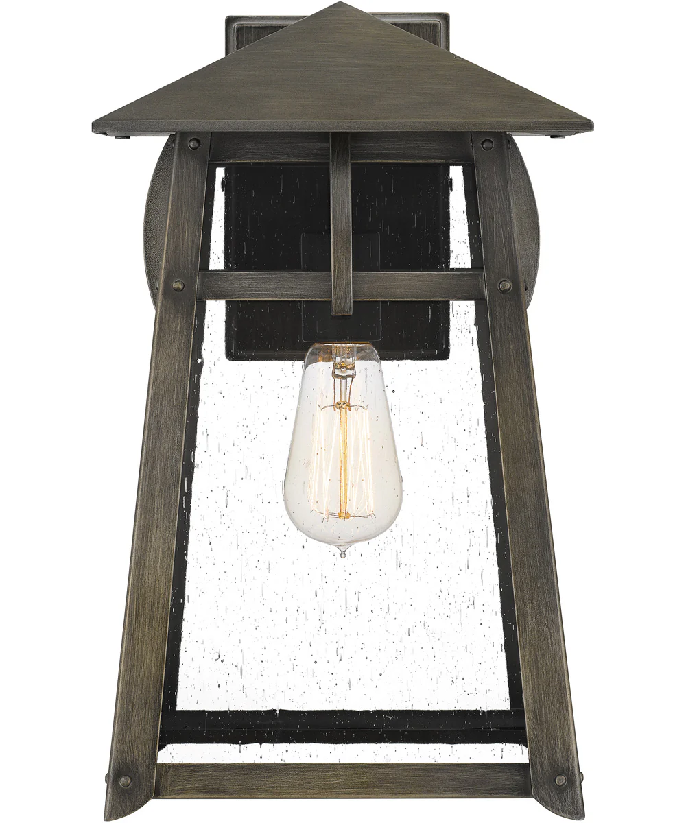 Merle Large 1-light Outdoor Wall Light Coastal Armour Aluminum Burnished Bronze - Image 4
