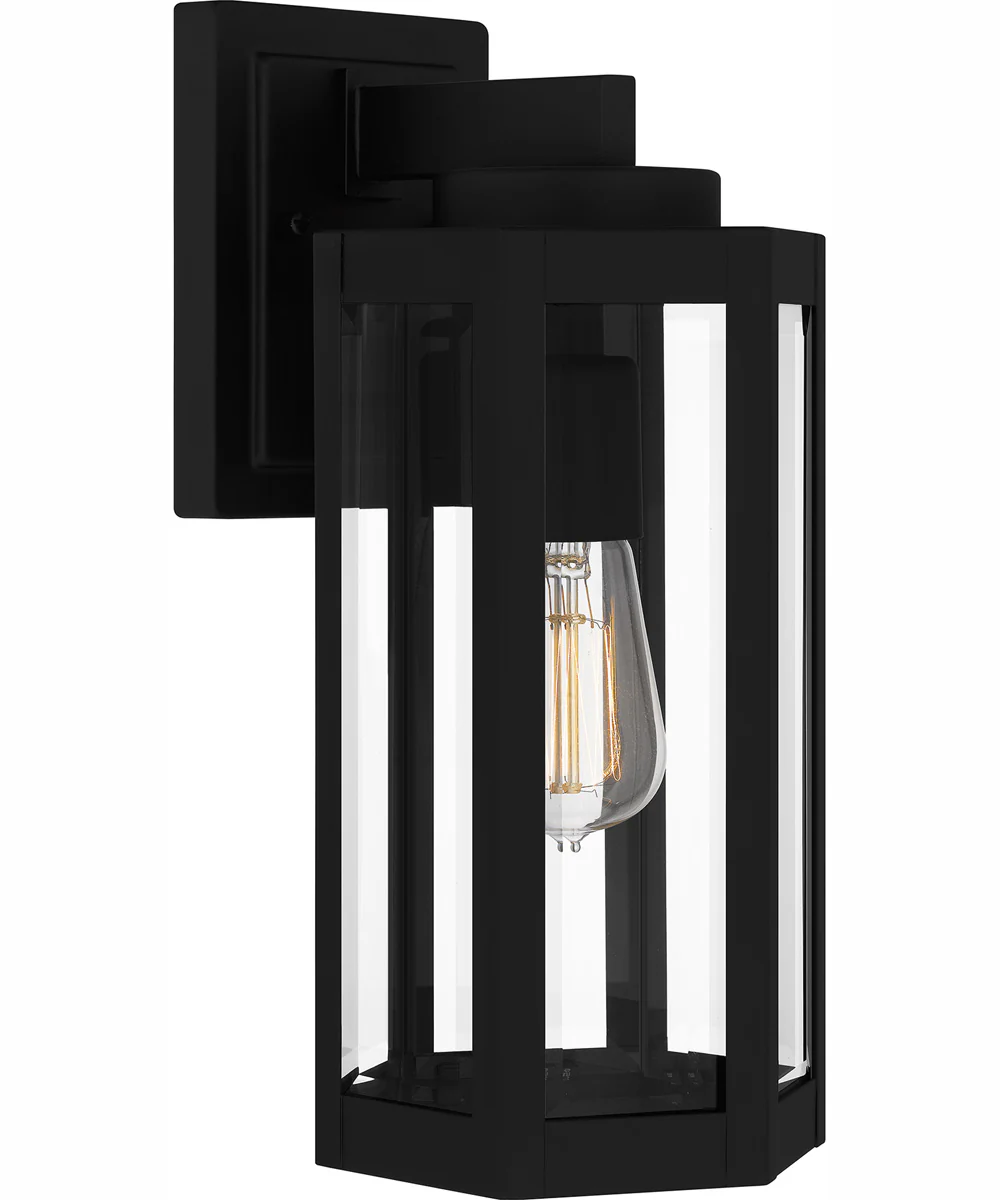 Mesnick Medium 1-light Outdoor Wall Light Matte Black - Image 2