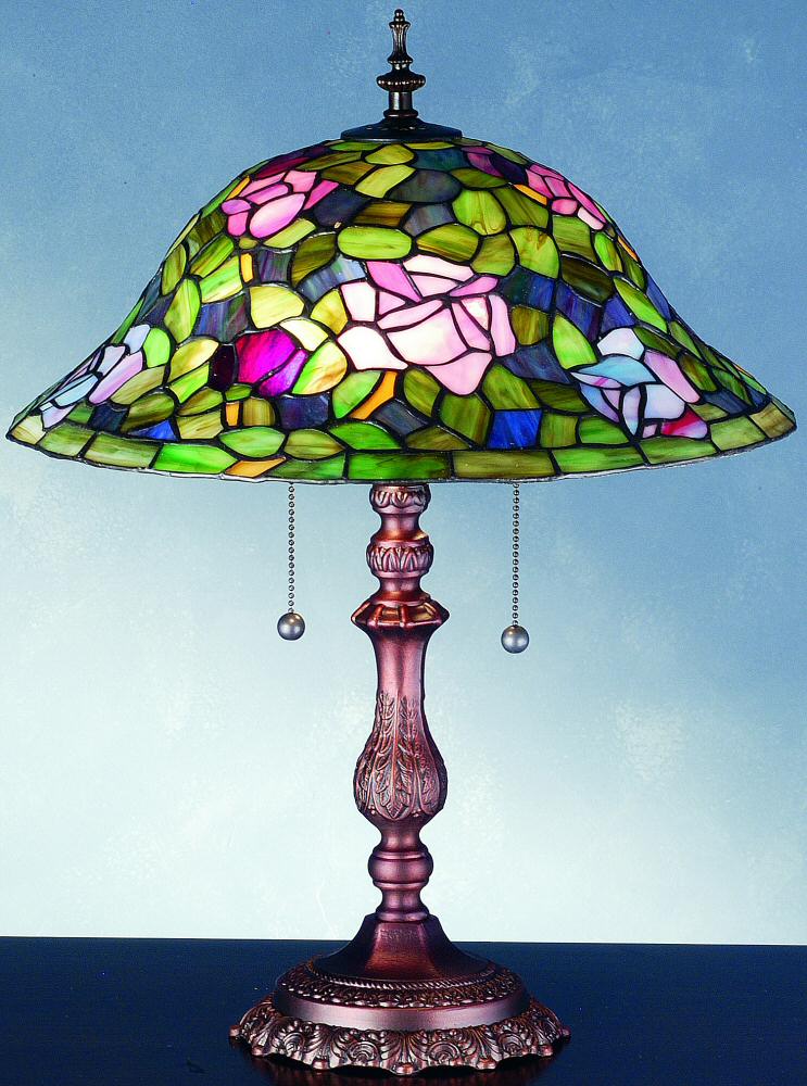 20"H Rose Bus  2-Light Table Lamp - Image 2