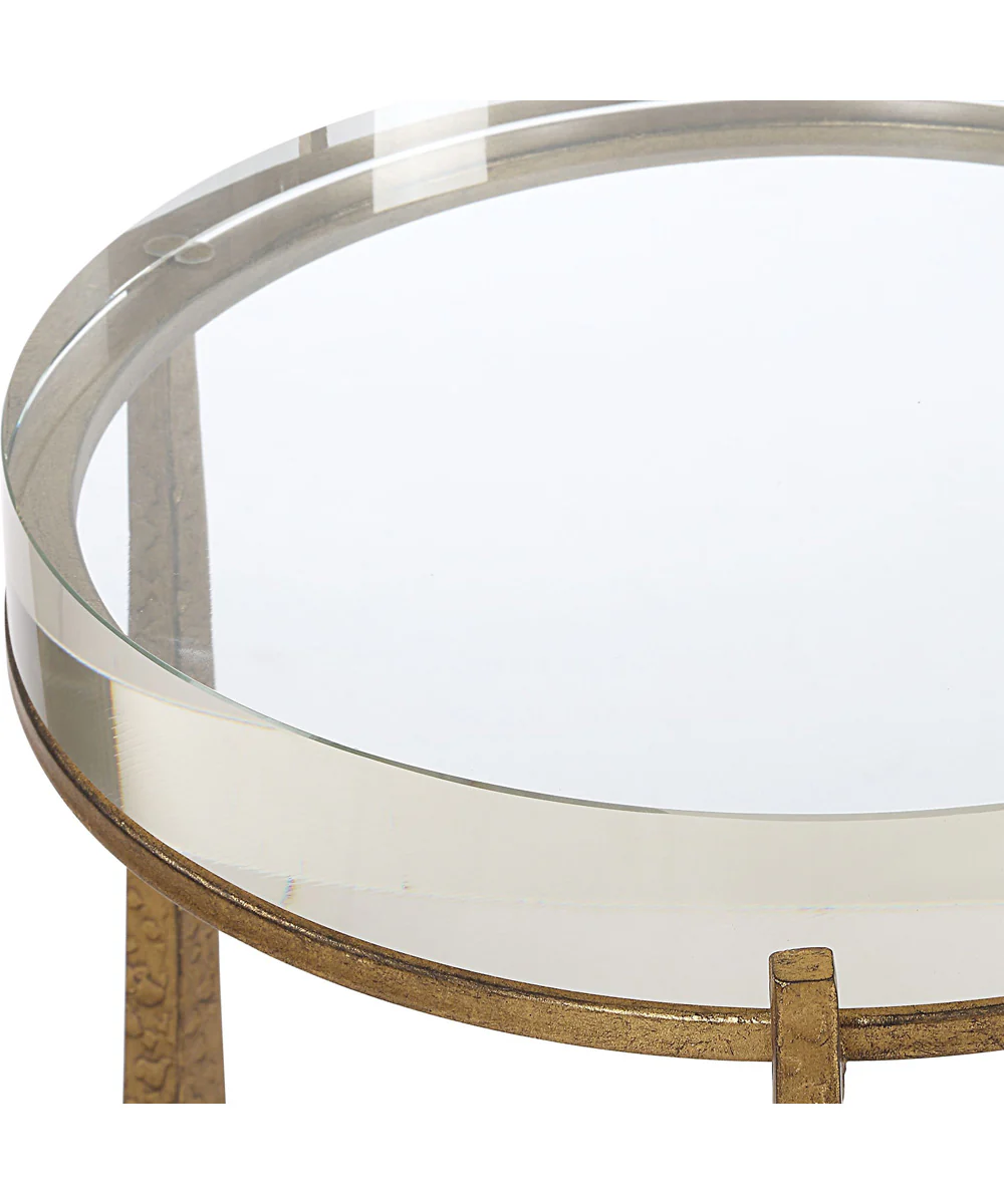 Midas Antique Gold Accent Table - Image 5