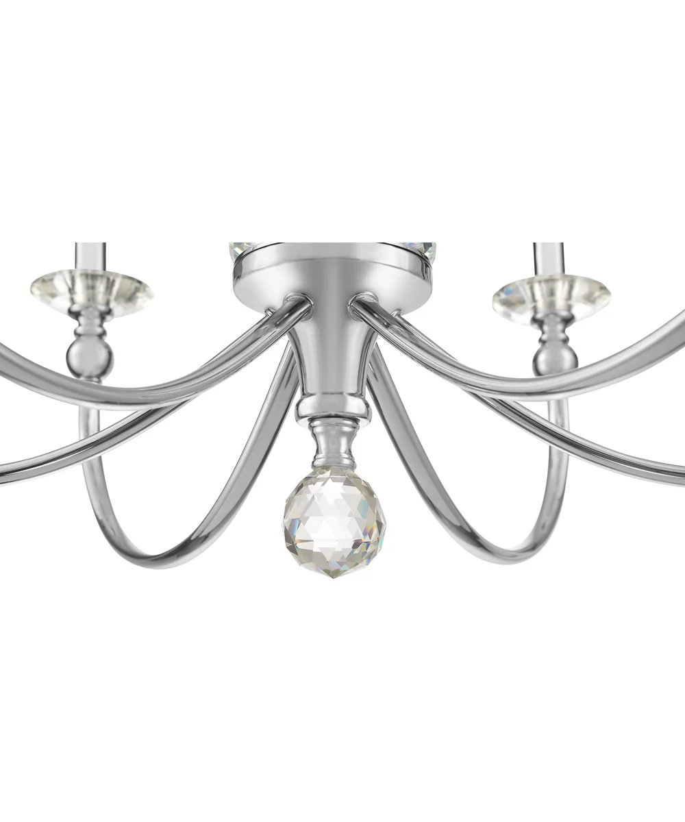 Mila 5-light Chandelier Polished Chrome - Image 6