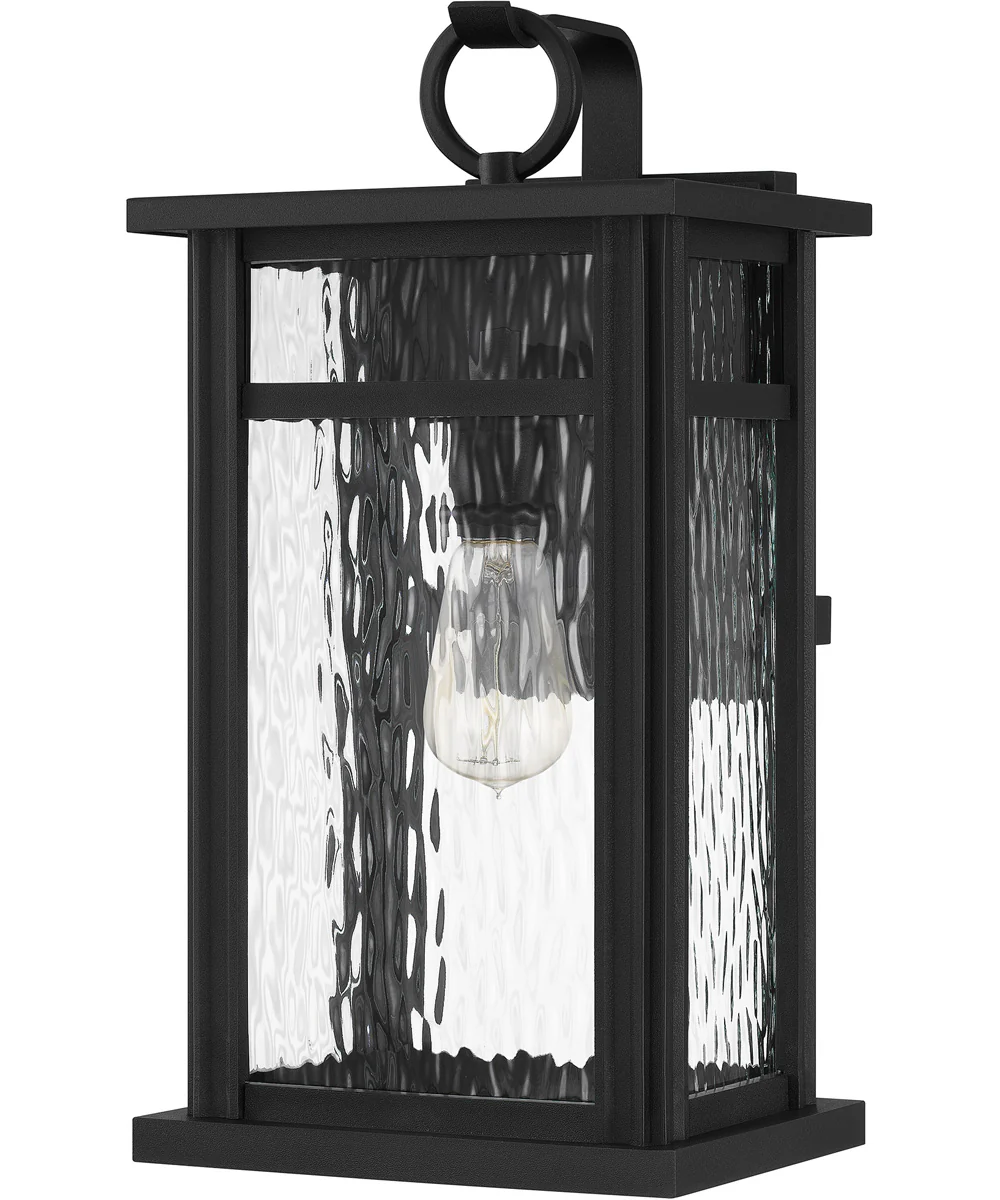 Moira Large 1-light Outdoor Wall Light Coastal Armour Steel Earth Black - Image 3