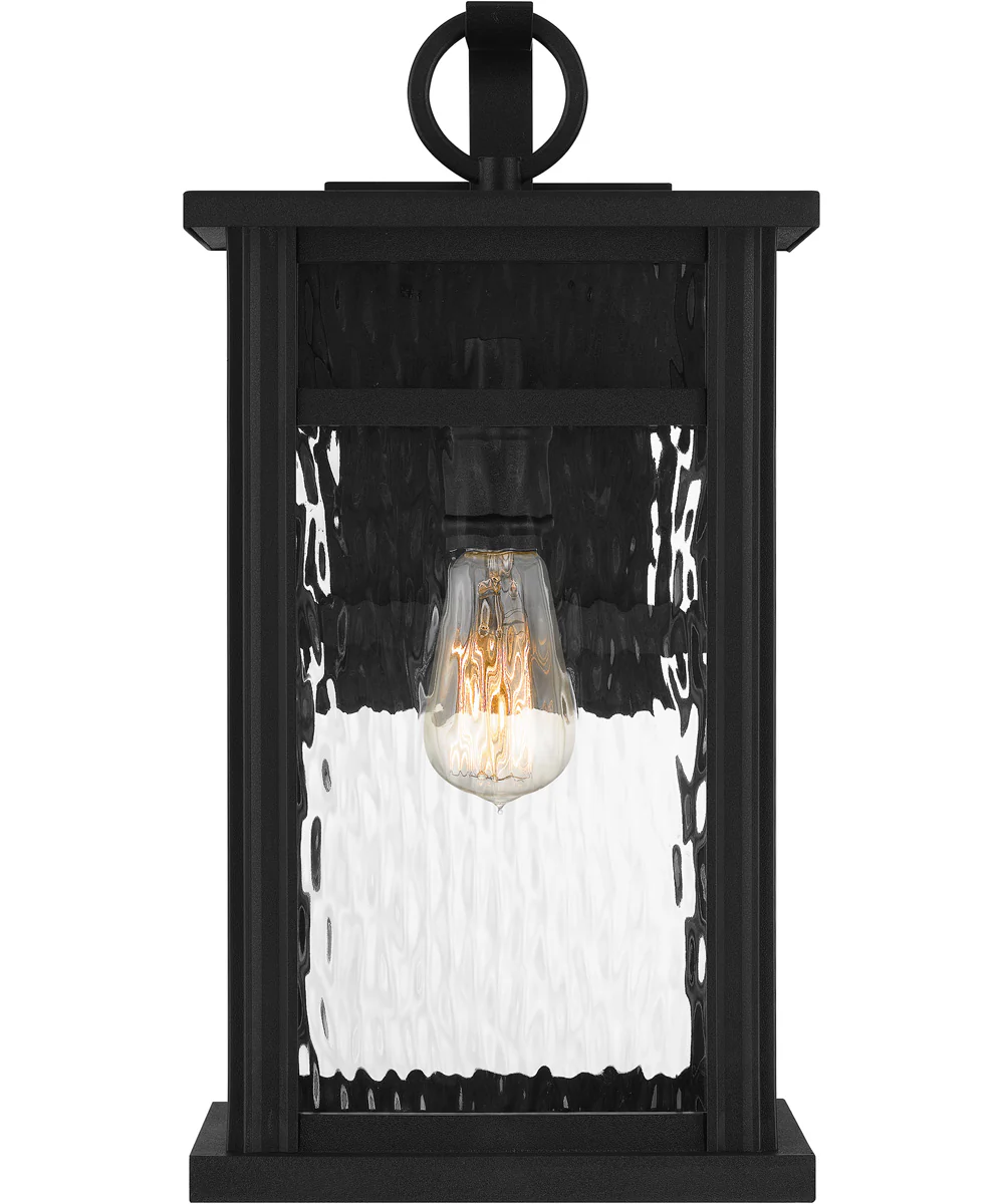 Moira Large 1-light Outdoor Wall Light Coastal Armour Steel Earth Black - Image 4