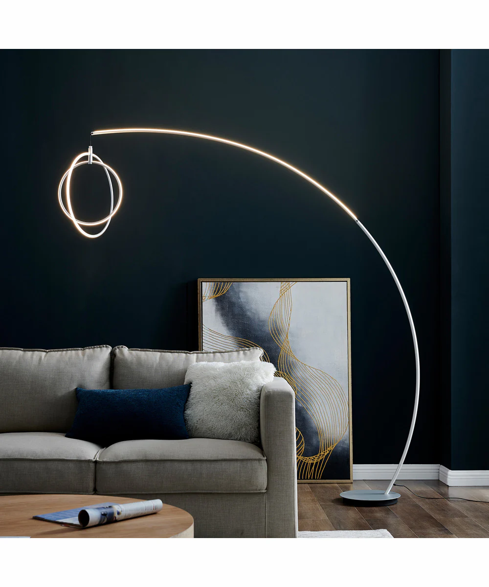 Monita Led Arch Lamp Silver - Image 3