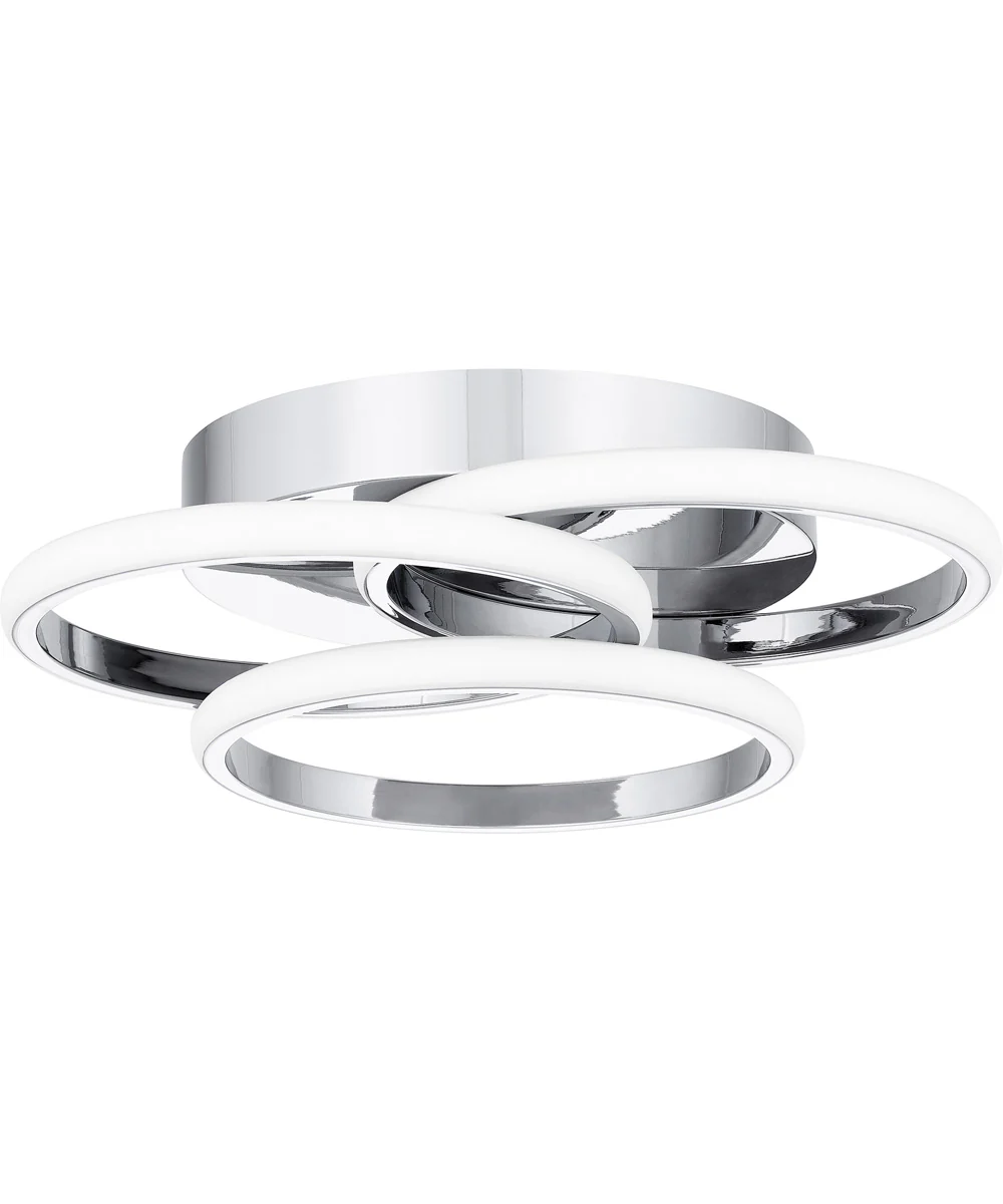 Moonan Medium Flush Mount Polished Chrome