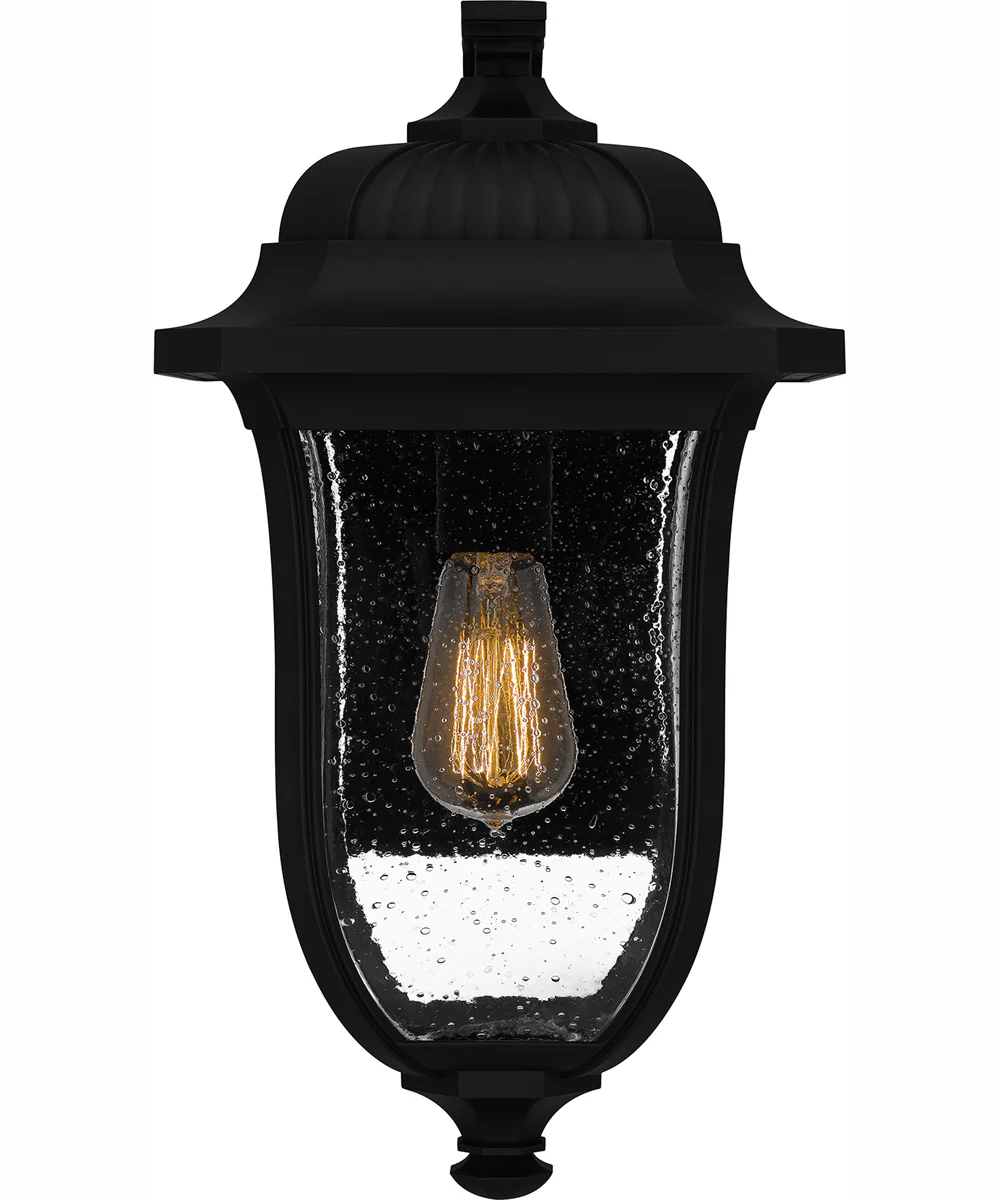 Mulberry Large 1-light Outdoor Wall Light Coastal Armour Matte Black - Image 4
