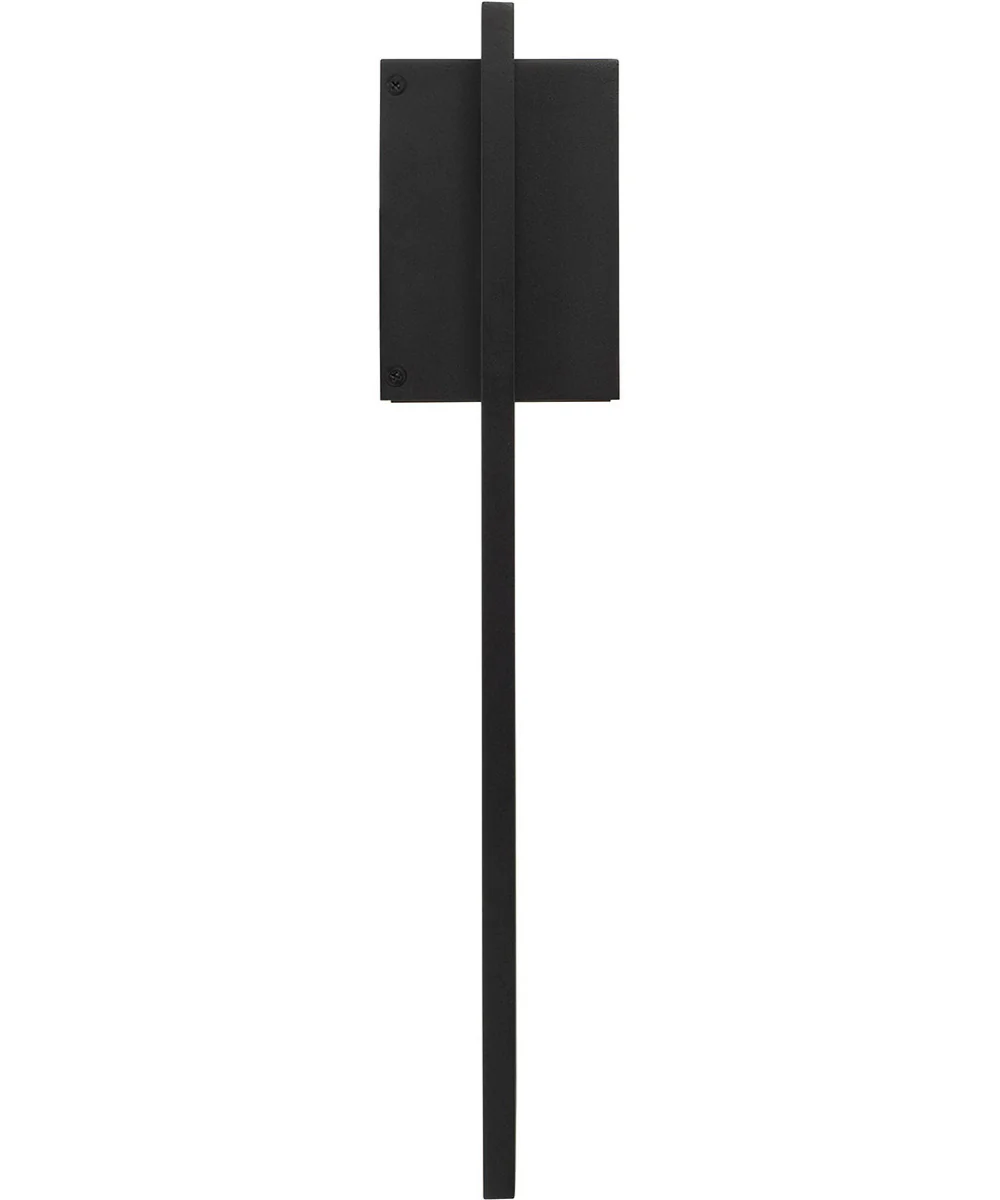 Nate 1-Light Outdoor Wall-Lantern Black - Image 4