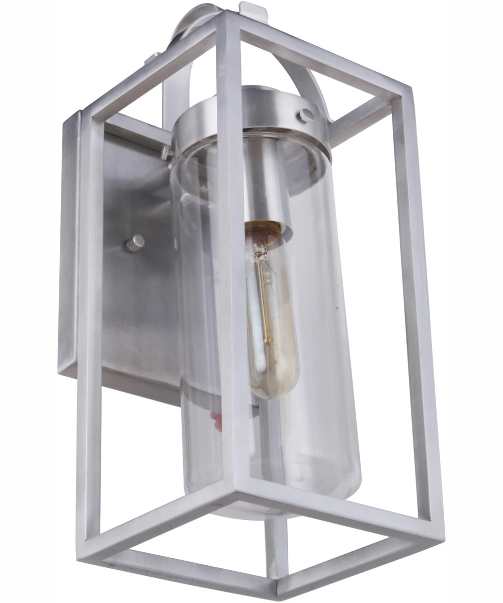 Neo 1-Light Outdoor Wall Lantern Satin Aluminum - Image 7