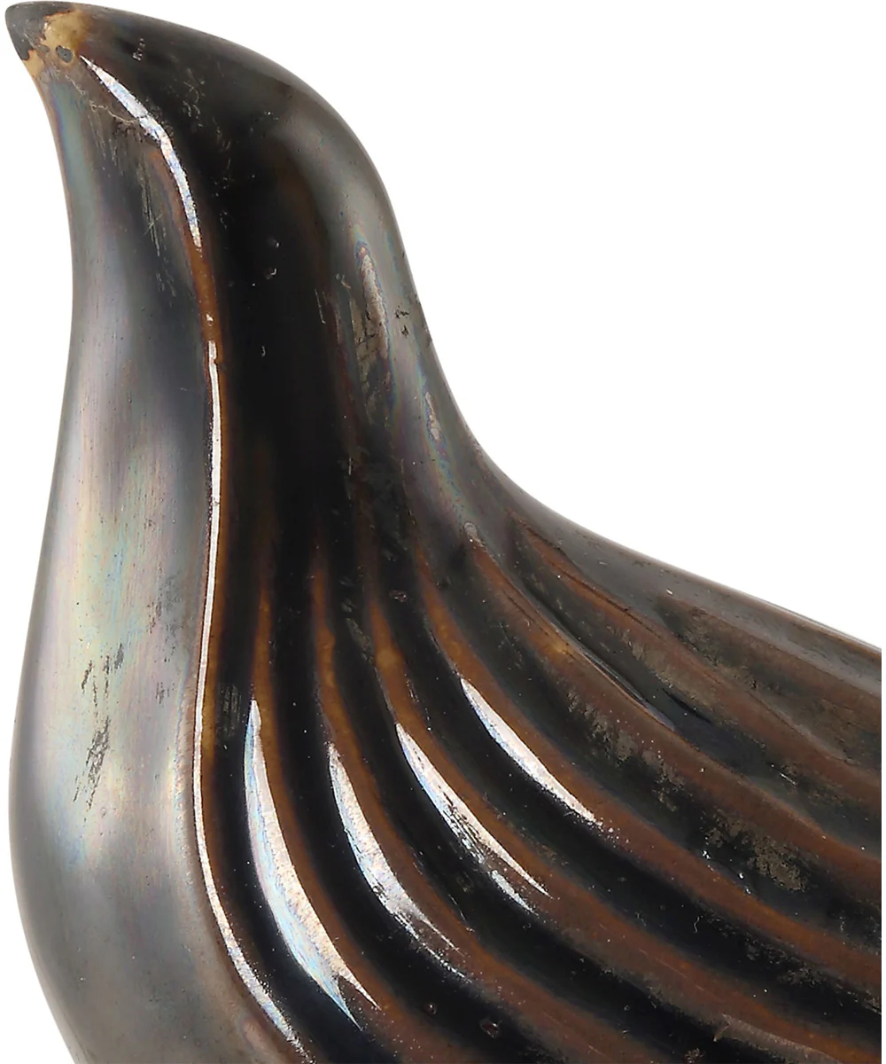 Nesting Bird Gray Sculptures, Set of 2 - Image 6